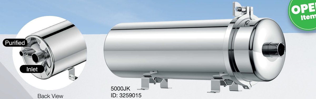 Stainless Steel UF System — 5000JK (Round Edge)