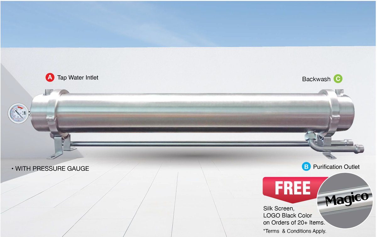 Stainless Steel UF System — CR-3500 (Hidden Piping)