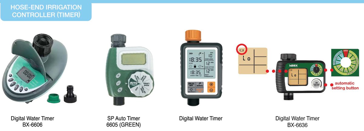 Digital Water Timers (Irrigation / Hose-End Controllers)