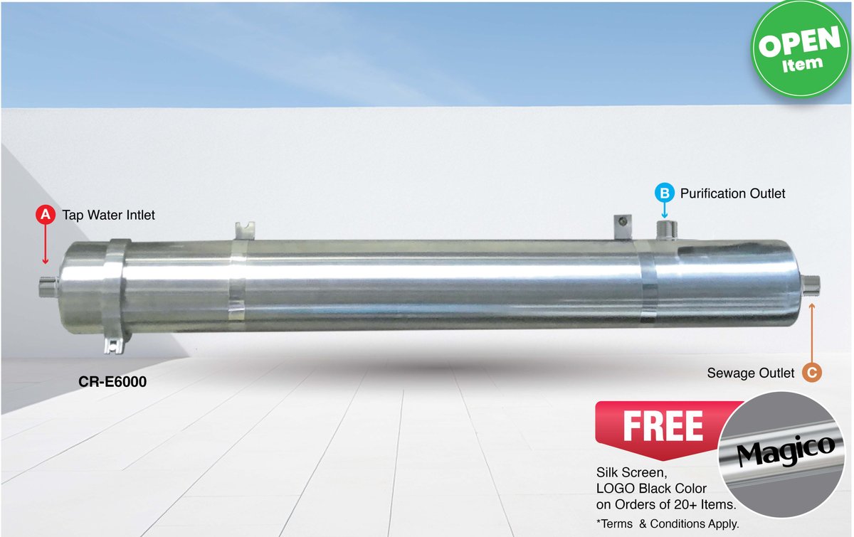 Stainless Steel UF System — E-1000 DIY