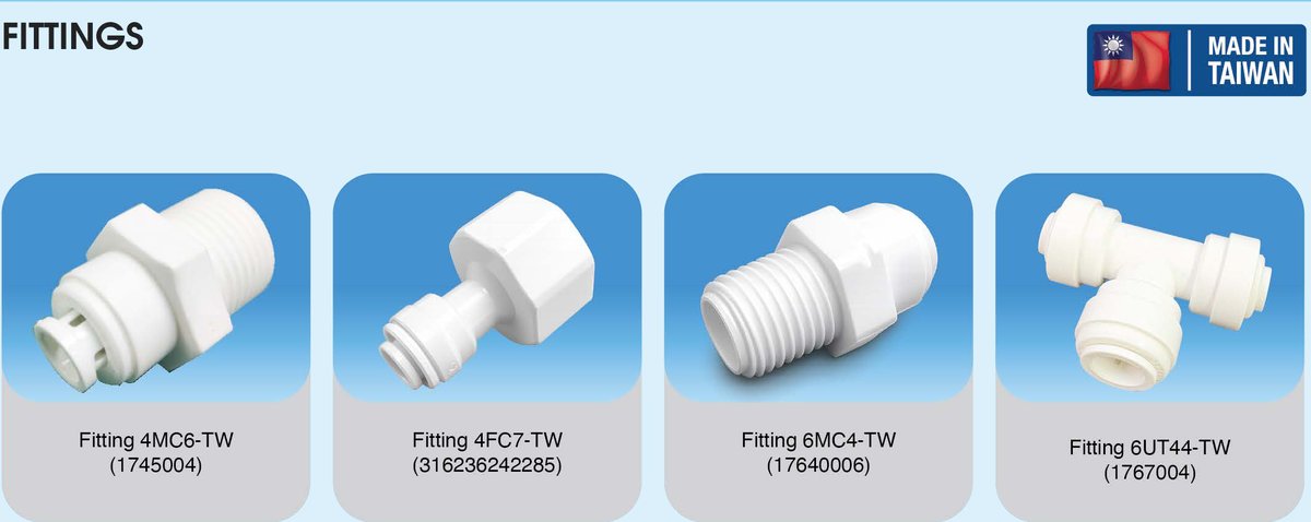 Water System Fittings — Made in Taiwan