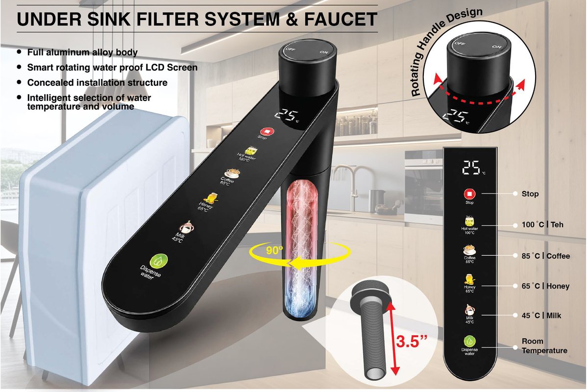 Under Sink Filter System & Smart Faucet