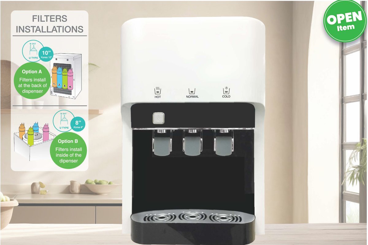 Hot, Normal & Cold Countertop Water Purifier