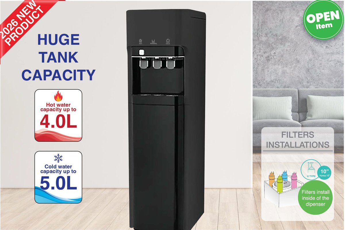 Hot, Normal & Cold Floor-Standing Water Purifier (Big Tank)